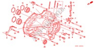 GETRIEBEGEHAEUSE (2.2L) für Honda ODYSSEY EX 5 Türen 4 gang automatikgetriebe 1996