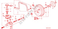 HAUPTBREMSZYLINDER/ MASTER POWER(LH) (98/99) für Honda ODYSSEY LX 5 Türen 4 gang automatikgetriebe 1998
