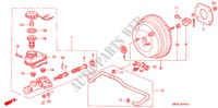 HAUPTBREMSZYLINDER/ MASTER POWER(RH) (98/99) für Honda ODYSSEY EX 5 Türen 4 gang automatikgetriebe 1998
