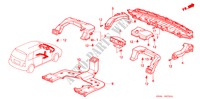 KANAL(LH) für Honda ODYSSEY LX 5 Türen 4 gang automatikgetriebe 1999