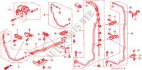 KLIMAANLAGE (HINTERE LEITUNGEN)(RH) für Honda ODYSSEY EX 5 Türen 4 gang automatikgetriebe 1996