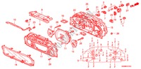 KOMBIINSTRUMENT BAUTEILE(95/96/97) für Honda ODYSSEY EXI 5 Türen 4 gang automatikgetriebe 1997
