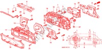 KOMBIINSTRUMENT BAUTEILE(98/99) für Honda ODYSSEY EXCLUSIVE 5 Türen 4 gang automatikgetriebe 1999