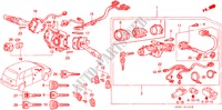 KOMBISCHALTER(RH) (1) für Honda ODYSSEY EXI 5 Türen 4 gang automatikgetriebe 1995