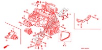 LICHTMASCHINENHALTERUNG/ MOTORVERSTAERKUNG für Honda ODYSSEY EX 5 Türen 4 gang automatikgetriebe 1997