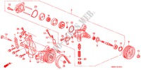 SERVOLENKPUMPE (2.3L) für Honda ODYSSEY EXI 5 Türen 4 gang automatikgetriebe 1998