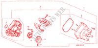 VERTEILER(HITACHI) (2.3L) für Honda ODYSSEY LX 5 Türen 4 gang automatikgetriebe 1999