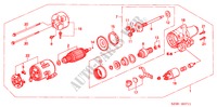 ANLASSER (MITSUBISHI) (MHG006) für Honda LEGEND LEGEND 4 Türen 4 gang automatikgetriebe 1997
