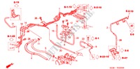 EINBAULEITUNG/ROHRE(LH) (1) für Honda LEGEND LEGEND 4 Türen 4 gang automatikgetriebe 1998