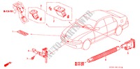 KLIMAANLAGE(SENSOR) für Honda LEGEND LEGEND 4 Türen 4 gang automatikgetriebe 1998
