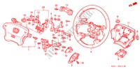 LENKRAD(SRS) ('99 ) für Honda ACURA 3.5RL 3.5RL 4 Türen 4 gang automatikgetriebe 2000