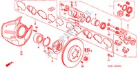 VORDERRADBREMSE für Honda LEGEND LEGEND 4 Türen 4 gang automatikgetriebe 1998