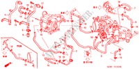 WASSERSCHLAUCH für Honda LEGEND LEGEND 4 Türen 4 gang automatikgetriebe 1998