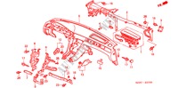 INSTRUMENTENBRETT(LH) für Honda ACURA 3.5RL 3.5RL 4 Türen 4 gang automatikgetriebe 2004