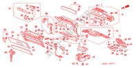 INSTRUMENTENBRETT(RH) für Honda ACURA 3.5RL 3.5RL 4 Türen 4 gang automatikgetriebe 2004