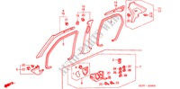 SAEULENZIERSTUECK(LH) für Honda ACURA 3.5RL 3.5RL 4 Türen 4 gang automatikgetriebe 2004