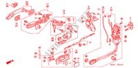 TUERSCHLOESSER, VORNE für Honda LEGEND LEGEND         EXI 4 Türen 4 gang automatikgetriebe 2004