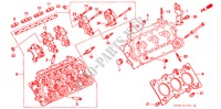 ZYLINDERKOPF(R.) für Honda ACURA 3.5RL 3.5RL 4 Türen 4 gang automatikgetriebe 2004