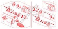 ANLASSER(MITSUBA)(2.4L) für Honda ACCORD 2.4EX 4 Türen 5 gang automatikgetriebe 2011