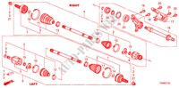 ANTRIEBSWELLE, VORNE/HALBWELLE(3.5L) für Honda ACCORD 3.5SIR 4 Türen 5 gang automatikgetriebe 2011
