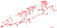 AUSPUFFROHR(2.0L) für Honda ACCORD 2.0EX 4 Türen 5 gang-Schaltgetriebe 2011