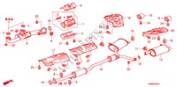 AUSPUFFROHR(3.5L) für Honda ACCORD 3.5SIR 4 Türen 5 gang automatikgetriebe 2010