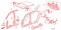 AUSSENBLECHE/TAFEL, HINTEN für Honda ACCORD 2.0EX 4 Türen 5 gang automatikgetriebe 2008