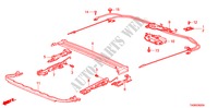 DACHGLEITTEILE für Honda ACCORD 2.0EX 4 Türen 5 gang automatikgetriebe 2010