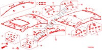 DACHVERKLEIDUNG für Honda ACCORD 2.0EX 4 Türen 5 gang automatikgetriebe 2008