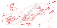 HECKLEUCHTE/KENNZEICHENBELEUCHTUNG für Honda ACCORD 2.0EX 4 Türen 5 gang automatikgetriebe 2008
