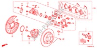 HINTERRADBREMSE für Honda ACCORD 2.0EX 4 Türen 5 gang-Schaltgetriebe 2011