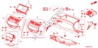 INSTRUMENTENBRETT(BEIFAHRERSEITE)(LH) für Honda ACCORD 2.4 4 Türen 5 gang automatikgetriebe 2009