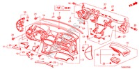 INSTRUMENTENBRETT(LH) für Honda ACCORD 2.0EX 4 Türen 5 gang automatikgetriebe 2010