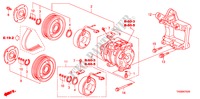 KLIMAANLAGE(KOMPRESSOR)(3.5L) für Honda ACCORD 3.5EX 4 Türen 5 gang automatikgetriebe 2011