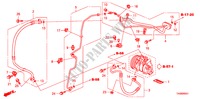 KLIMAANLAGE(SCHLAEUCHE/LEITUNGEN)(2.4L)(LH) für Honda ACCORD 2.4 4 Türen 5 gang automatikgetriebe 2008