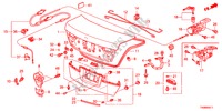 KOFFERRAUMDECKEL('11) für Honda ACCORD 2.0VTI 4 Türen 5 gang automatikgetriebe 2011