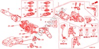 KOMBISCHALTER(LH)('11) für Honda ACCORD 2.4LX 4 Türen 5 gang automatikgetriebe 2011