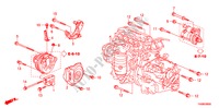 LICHTMASCHINENHALTERUNG/SPANNVORRICHTUNG(2.0L) für Honda ACCORD 2.0VTI 4 Türen 5 gang automatikgetriebe 2011