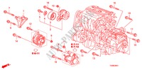 MOTORHALTERUNG(2.4L) für Honda ACCORD VTI-L 4 Türen 5 gang automatikgetriebe 2010