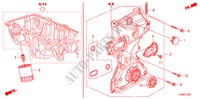 OELPUMPE(2.0L) für Honda ACCORD 2.0VTI 4 Türen 5 gang automatikgetriebe 2010
