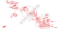 RESONATORKAMMER(2.4L) für Honda ACCORD 2.4LX 4 Türen 5 gang automatikgetriebe 2011