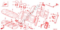 RUECKSITZ für Honda ACCORD VTI-L 4 Türen 5 gang automatikgetriebe 2009