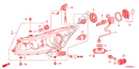 SCHEINWERFER(HID) für Honda ACCORD 2.0EX 4 Türen 5 gang automatikgetriebe 2011
