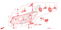 SCHEINWERFER für Honda ACCORD 2.0EX 4 Türen 5 gang automatikgetriebe 2010