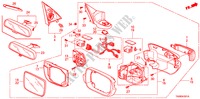 SPIEGEL(2) für Honda ACCORD 2.0EX 4 Türen 5 gang automatikgetriebe 2011