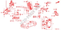 STEUERGERAT(KABINE)(1)(LH) für Honda ACCORD 2.0EX 4 Türen 5 gang-Schaltgetriebe 2008