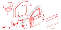 TUERTAFELN, VORNE für Honda ACCORD 2.0EX 4 Türen 5 gang-Schaltgetriebe 2011