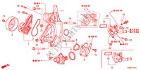 WASSERPUMPE(2.4L) für Honda ACCORD 2.4 4 Türen 5 gang automatikgetriebe 2010