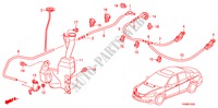WINDSCHUTZSCHEIBENWASCHER(KD) für Honda ACCORD 2.4 4 Türen 5 gang automatikgetriebe 2009