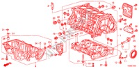 ZYLINDERBLOCK/OELWANNE(2.0L) für Honda ACCORD 2.0LX 4 Türen 5 gang-Schaltgetriebe 2009